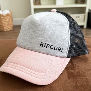 Rip Curl Soft Pink and Gray Cap